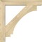 Ekena Millwork Imperial Block Rough Sawn Bracket w/ Offset Brace, Douglas Fir, 6"W x 34"D x 34"H BKT0604X34X34IMP05RDF - alternate 3